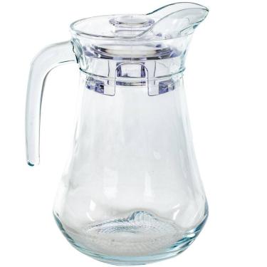 Imagem de Jarra Vidro Lisa Drink Sucos Tampa Acrílico 1,5 Nowra Wincy