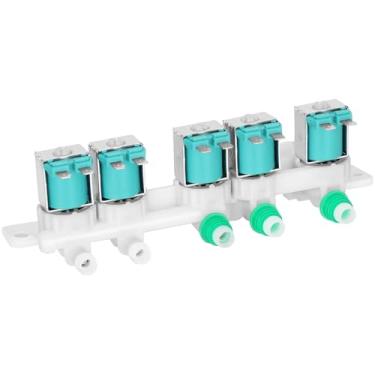 Imagem de DC97-15459G Conjunto de válvula de entrada de água compatível com arruelas Samsung substitui AP5623056 PS4220861 EAP4220861 3276197