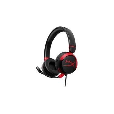 Imagem de Headset Gamer Kids HyperX Cloud Mini, Bluetooth, Driver 30mm, USB-C, Preto - 7G8F1AA