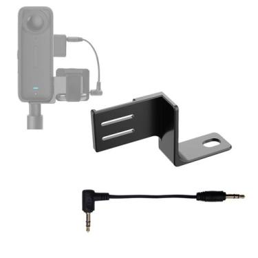 Imagem de Suporte de montagem do adaptador de microfone para Insta360 X5/X4 com 