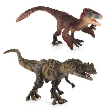 Imagem de Conjunto realista de figuras de dinossauro jurássico, 2 peças de espinossauro