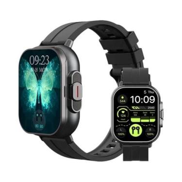 Imagem de Relógio Inteligente Bluetooth Masculino LIGE TWS 2-em-1 Com GPS, Monit