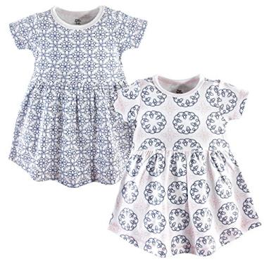 Imagem de Yoga Sprout Vestidos infantis de algodão para meninas, Caprichoso, 5 Anos