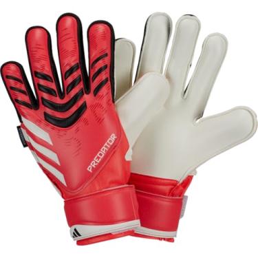 Imagem de adidas Luvas de futebol unissex infantil Match Predator Fingersave goleiro, arte 1,7