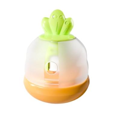 Imagem de Baoblaze Brinquedo de alimentação lenta para cães e gatos, brinquedo interativo para evitar vazamento de comida, dispensador de petiscos, bola de petiscos para
