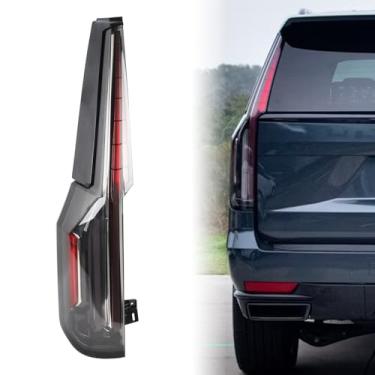 Imagem de YEQSHNG Conjunto de luz traseira LED compatível com Cadillac Escalade ESV 2021-2024 Lâmpada traseira traseira externa lado esquerdo do motorista 84989487