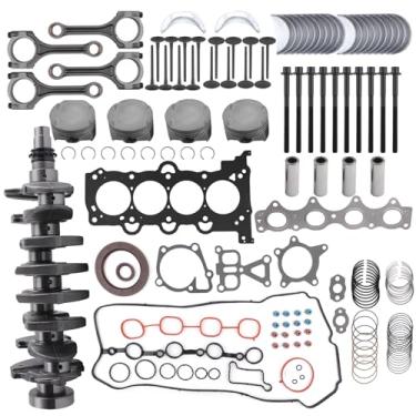 Imagem de SAOKNCE Kit de reconstrução de motor G4FJ 1.6L com virabrequim, biela e junta de cabeça apto para Hyundai Elantra Kona Sonata Tucson Veloster Kia Optima Seltos Sportage 23110-2B710