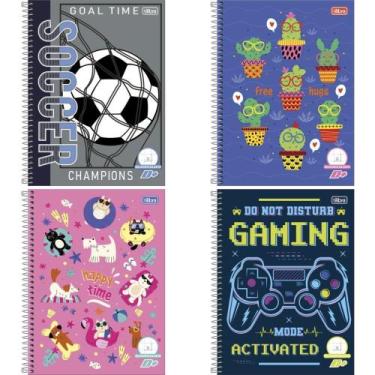 Imagem de Caderno Quadriculado Univers. D+ 96FLS 1X1CM MASC/FEM. CD PCT.C/04 - T