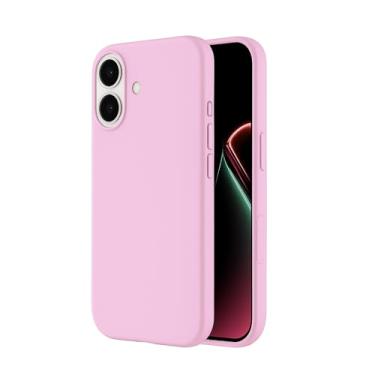 Imagem de Capa Case Premium Compatível iPhone 17 Silicone Macio Interior Veludo Proteção De Câmera Anti Impacto Reforçada Aveludada (ROSA IOGURTE)