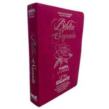 Imagem de Livro Bíblia Sagrada Evangélica - Rosa