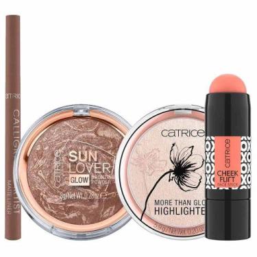 Imagem de Catrice - Bronzeador + Blush + Delineador + Iluminador Kit Presenteáve