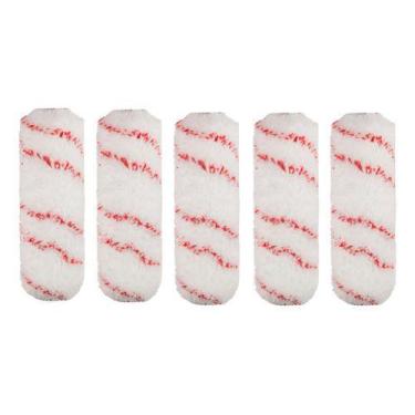 Imagem de Kit 5 Rolo Pintura Top Fibra Lã Sintética - 23cm P.a.g