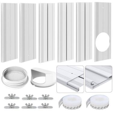 Imagem de Kit de ventilação de janela AC com porta deslizante Kifiray com 6 pain