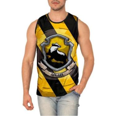 Imagem de Camiseta Regata Harry Potter Lufa Lufa Hufflepuff Ref:108 - smoke, Pre