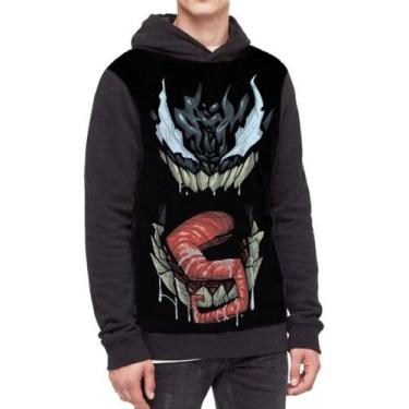 Imagem de Moletom Com Capuz Venom Ref:414 - smoke, Preto, GG