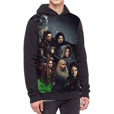Imagem de Moletom Com Capuz Game Of Thrones Ref:151 - smoke, Preto, PP