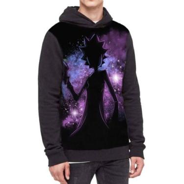 Imagem de Moletom Com Capuz Rick And Morty Full Print Ref:685 - smoke, Preto, P