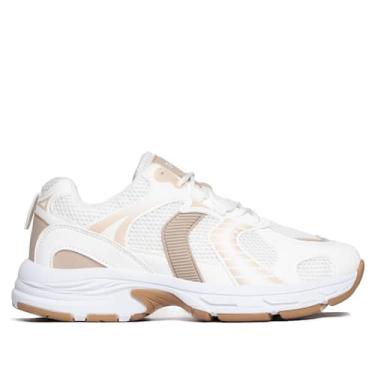 Imagem de Tênis Feminino Ramarim Casual Têxtil Branco/Bege, Branco, Bege, 36