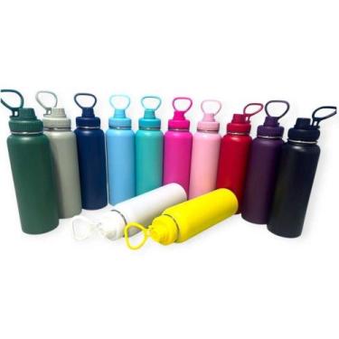 Imagem de Garrafa Térmica Esportiva Aço Inox Capacidades Variadas 350ml/600ml/80