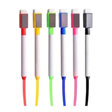 Imagem de Kit 6 Canetas Coloridas de Quadro Branco Magnética com Apagador – Marcadores Coloridos para Quadro Branco com Ímã – Marcadores Apagáveis para Escola, Escritório e Casa - UpSHop