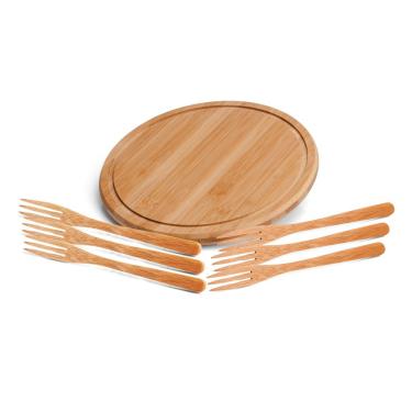 Imagem de Conjunto Para Petiscos Em Bambu Córdoba - 7 Pçs Welf