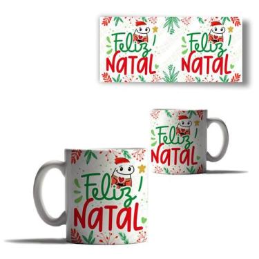 Imagem de Caneca Porcelana Natal Flork Papai Noel Mensagem Amor Humor - Enjoy Sh