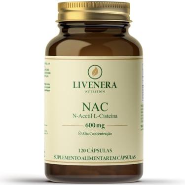 Imagem de NAC 600mg N-Acetil L-Cisteína 120 Cápsulas - Livenera Nutrition