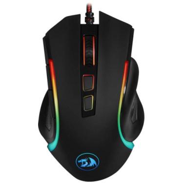 Imagem de Mouse gamer redragon griffin chroma rgb - m607 preto