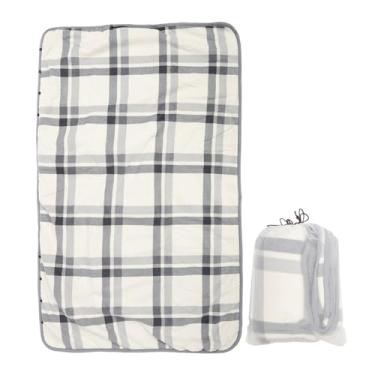 Imagem de Cobertor aquecido USB Cobertor de aquecimento elétrico Temperatura ajustável Tempo de 3 velocidades Xale aquecido adequado para a pele macia para escritório, viagem em casa,