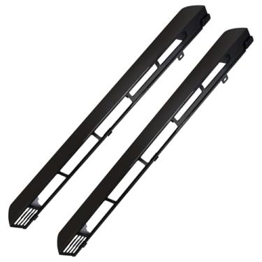 Imagem de CAMOLIKOS Grelha de ventilação de micro-ondas, WB34X25406, compatível com GE 4465386, peça de substituição de ventilação superior (preto 2 peças)