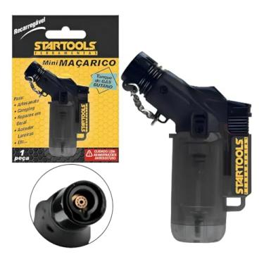 Imagem de Maçarico Portátil Recarregável – Mini Isqueiro a Gás Ajustável para Culinária Gourmet, Crème Brûlée, Artesanato e Reparos (AR-0390)