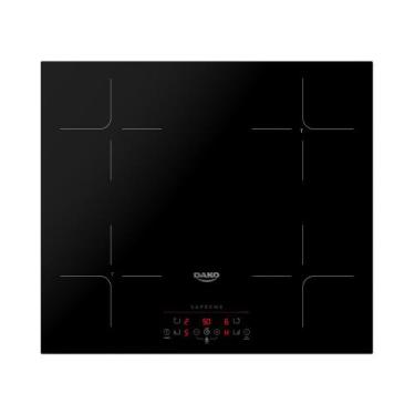 Imagem de Cooktop de Indução Dako Supreme 4 Bocas 220V Preto, 220V