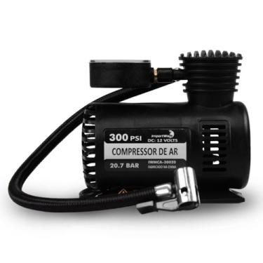 Imagem de Mini Compressor De Ar Portátil Para Encher Pneu 300psi 12v 20L/min Car