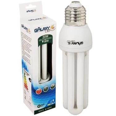 Imagem de Lampada Compacta Fluorescente 20W 220V E27 Frio 6400K - GALAXY, 220V