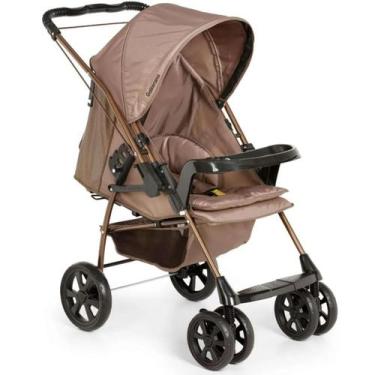 Imagem de Carrinho de Bebê Milano Galzerano Berço Passeio Reversível lll Toffee 