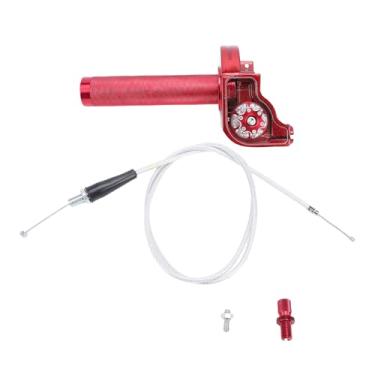 Imagem de Akozon Aperto do Acelerador para Motocicleta 7/8 pol. 22mm CNC Liga de Alumínio Quick Twister Com Substituição do Cabo do Acelerador para KLX CR CRF EXC XR CRF50 CRF230 50 110 125 230 (Vermelha)