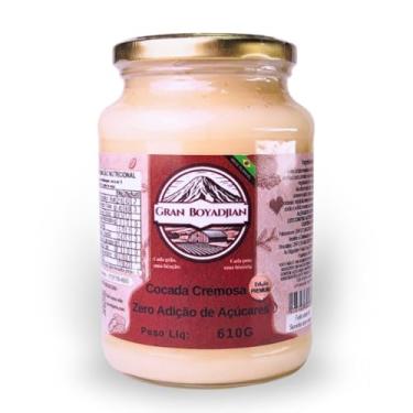 Imagem de Gran Boyadjian Cocada Cremosa Fit Zero Açúcar Premium, 610g, Sem Glúten, Sem Lactose (Tradicional (400 Gramas))