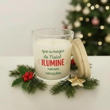 Imagem de Vela Aromática Perfumada natalina para presente lembrança Natal (Alecrim)