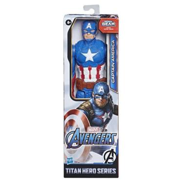 Imagem de Figura De Ação Avengers Capitão América Titan Hero - Hasbro