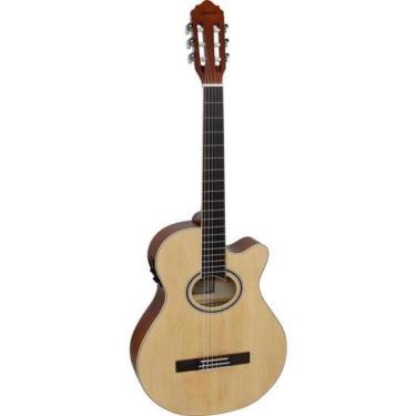 Imagem de Violão Giannini Gnf1d Mini Jumbo Nylon Natural Fosco [f002]