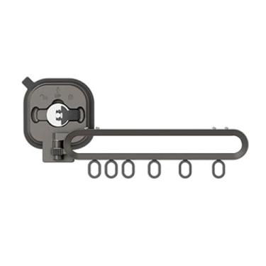 Imagem de Hhsdyl Estante de Roupas Durável e Robusta, Varal de Parede Dobrável e Retrátil para Secar Roupa, para Uso Interior/Exterior, Lavandaria, Casa de Banho e Varanda,B,One