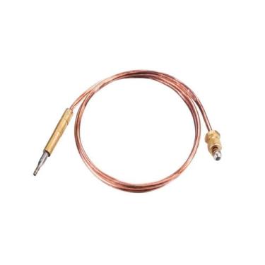 Imagem de Sensor de temperatura do termopar queimador da caldeira gás substituição com porcas m9 * 1 e comprimento tubo cobre 600mm