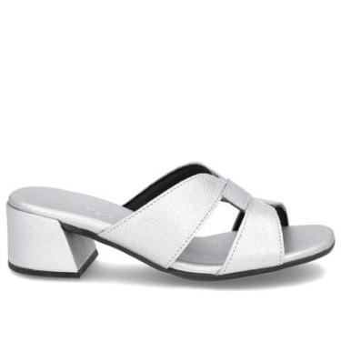 Imagem de TAMANCO USAFLEX SALTO BLOCO COURO REF AL20007 FEMININO-Feminino