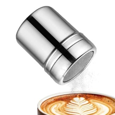 Imagem de Espanador de pó – Frasco espanador de peneira de farinha | Agitador de pó para sal, cacau, especiarias, açúcar e farinha