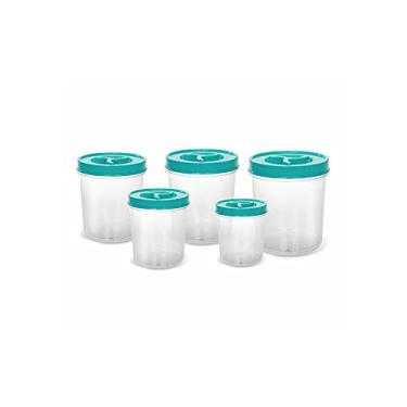 Imagem de Conjunto Mantimento Tampa com Rosca Plástico Prime 5 Peças