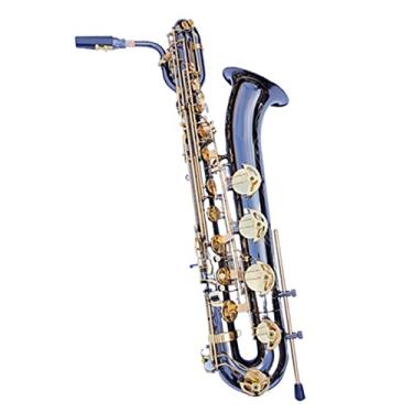 Imagem de Saxofone barítono profissional, latão, saxofone, instrumento, saxofone, saxofone com estojo