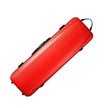 Imagem de Estojo De Violino Tamanho 4/4 Leve Caixa De Fibra De Carbono À Prova D'água Violino Quadrado Estojo Com Higrômetro Tamanho Completo Estojo de Violino (Color : 05)