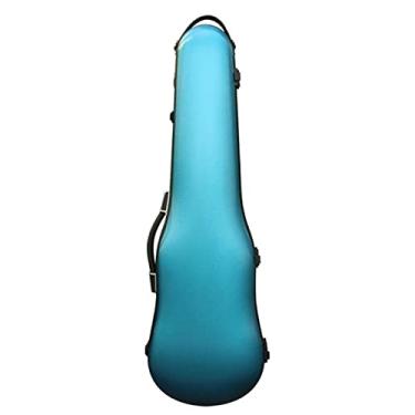 Imagem de Estojo De Violino Tamanho 4/4 Fibra De Carbono Alta Resistência 200kg Pressão Fundo Rígido Com Higrômetro E Trava Tamanho Completo Estojo de Violino (Color : 01)