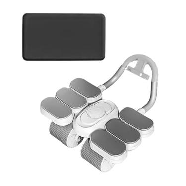 Imagem de rockible Roda de rolos abdominal Roda de exercício para treinamento de força, Branco