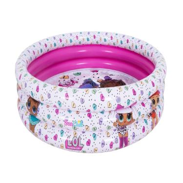 Imagem de Piscina Inflável Infantil LOL 88,5L Lâmina D'Água de 17cm - brink+